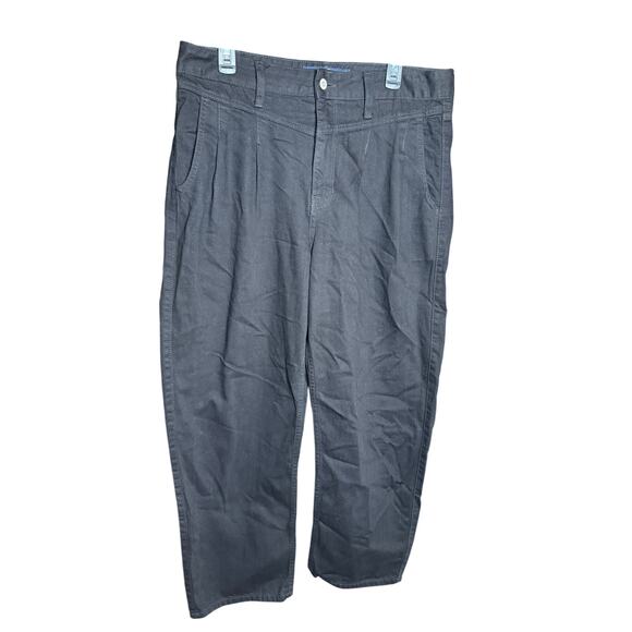 Hollister Denim - Hollister High-Rise Barrel Jeans – Women’s 13L (W31 L27), Black, 100% Cotton